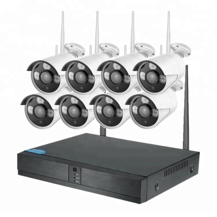 Беспроводной Wi-Fi камера комплект 8-канальный сетевой видеорегистратор 2mp cctv ip камера системы для домашнего офиса много упаковка безопасности