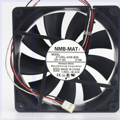 NMB-MAT7 12V 0.72A 4710KL-04W-B59 устанавливаемый вентилятор сигнала тревоги