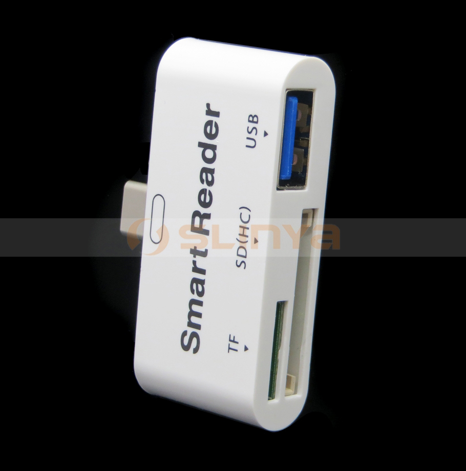 USB считыватель смарт-карт OTG Type C для мобильного телефона