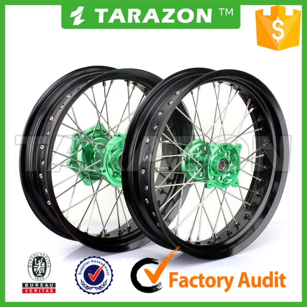 Оптовая продажа алюминиевый сплав 3.5/4.25 Байк колеса наборы для Kawasaki KXF
