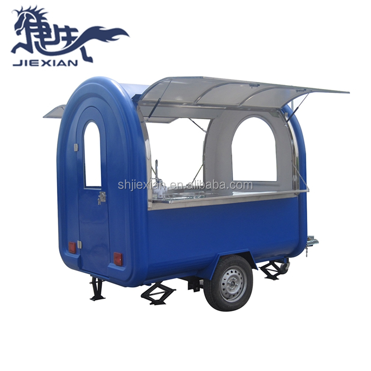 JX-FR220J двухсторонние сервировочные окна Мобильные тележки для еды трейлеры для продажи