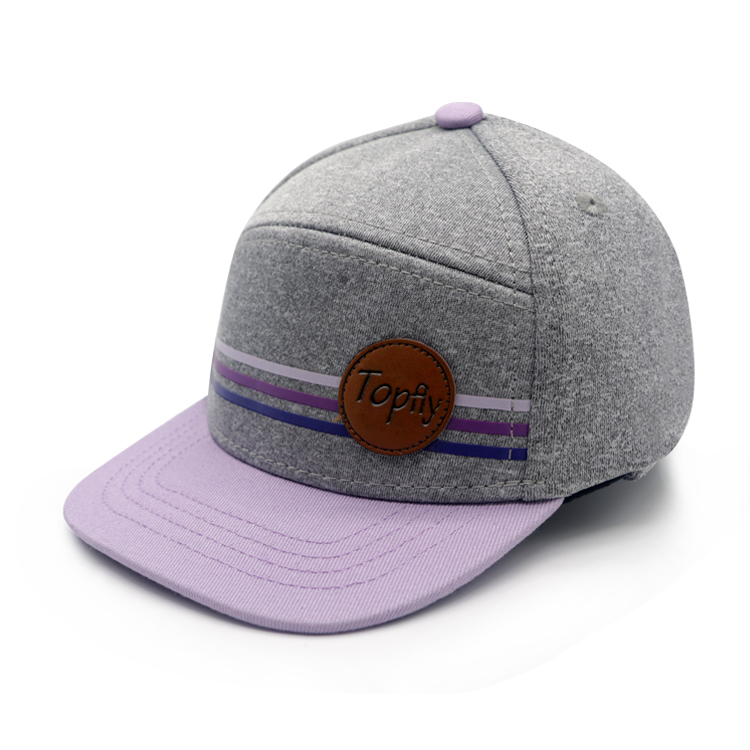 Пользовательский кожаный патч логотип Детская Шляпа snapback Кепка с веревкой