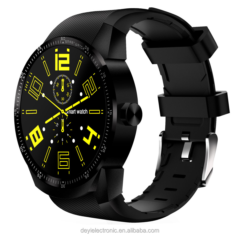Android 4.4 Dual Core WCDMA 3 г сенсорный экран GPS спортивные смарт-наручные часы для K98H