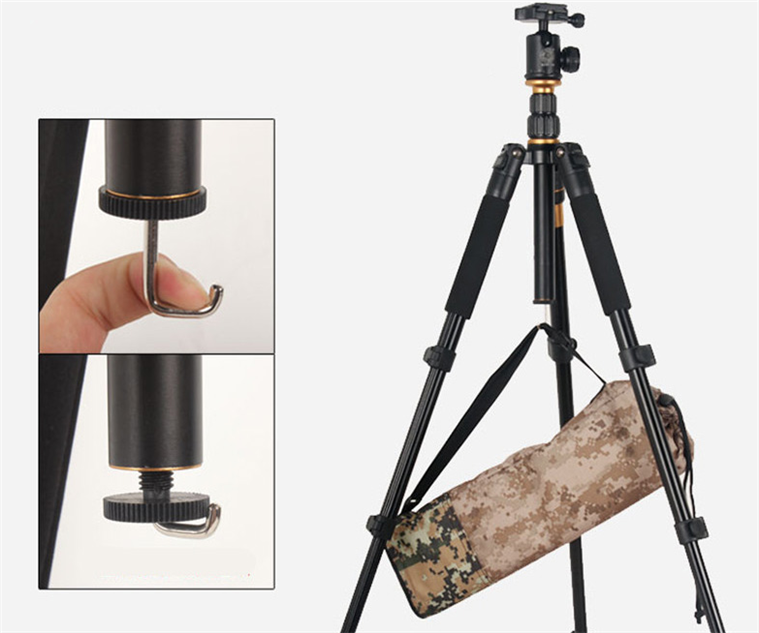 Цифровой зеркальный фотоаппарат DSLR камера моноподов штатива Q570 Q-570 штативами из алюминиевого сплава для камеры