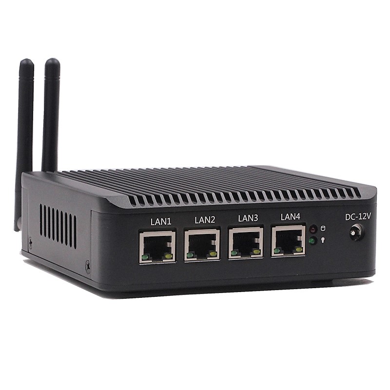 Мини ПК маршрутизатор sever NBOX N2806 двухъядерный процессор barebone Mini pc