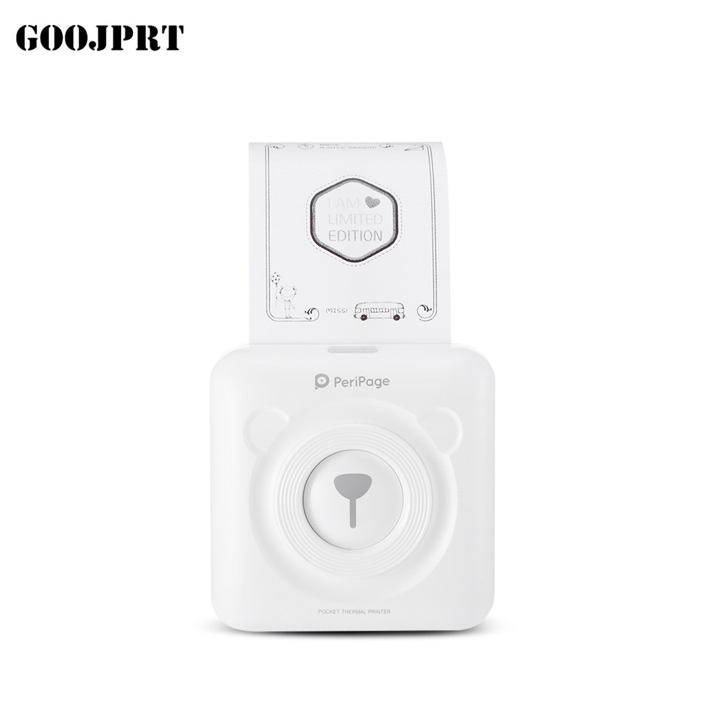 Мини-Термопринтер для телефона, фотопринтер с bluetooth-интерфейсом