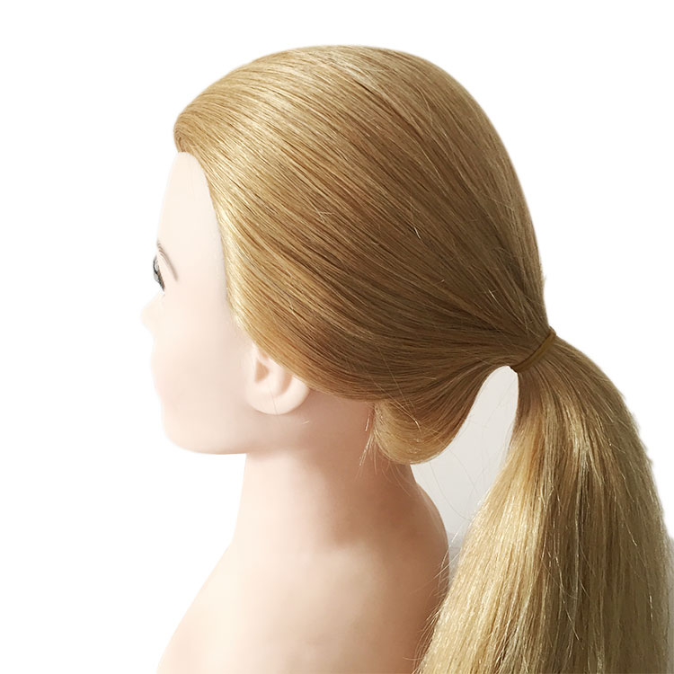 training head hairdressing human hair
