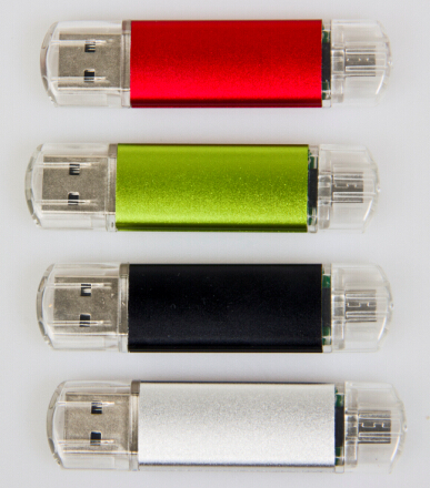 OTG USB флэш-накопитель USB-флешка многофункциональная 2 в 1 USB-ручка 16 ГБ 32 ГБ