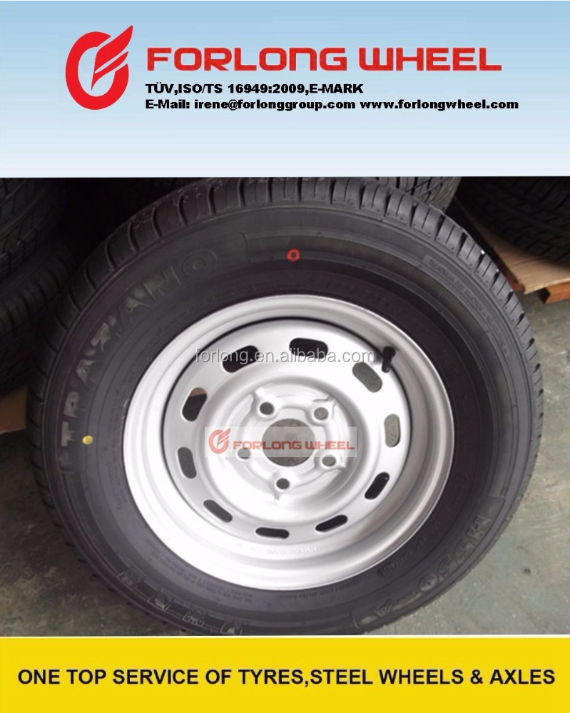 Trazano бренд 195/70R14 5x112 14 дюймовые колеса шины для прицепа