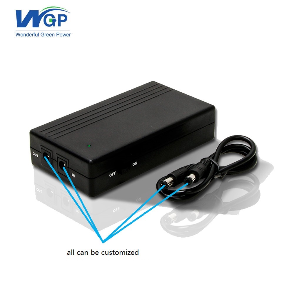 12V 2A 22.2wh мини-ИБП источник бесперебойного питания, батарея резервного питания системы для камеры и маршрутизатор источник бесперебойного питания