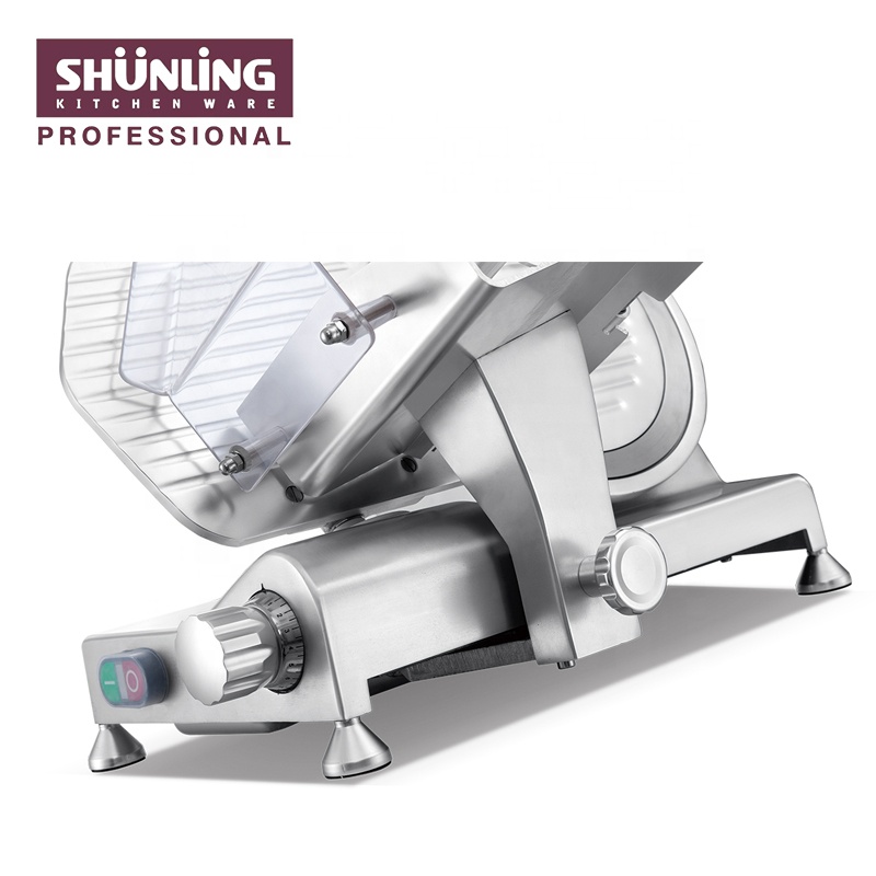 250mm wholesales small professional semi automatic slicers kitchen electric frozen meat slicer