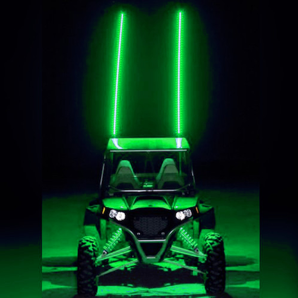 Флагштока кнут легкий с RGB цветов для бездорожья, багги, дюны, Atv, Utv, Rzr, самосвалы