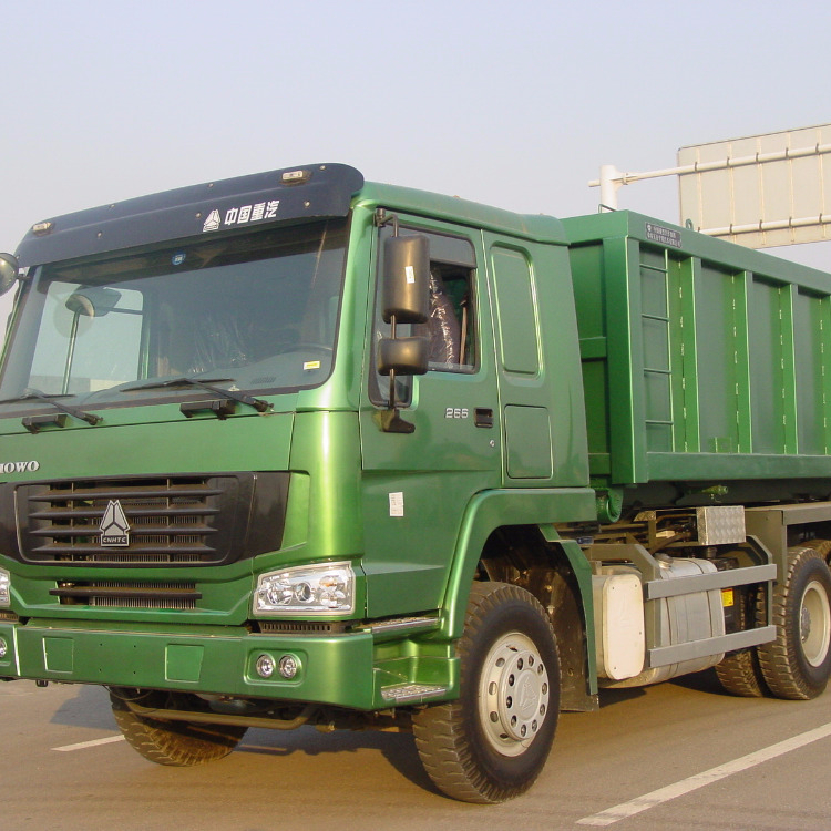 15 м3 Sinotruk HOWO 6X4 подъемный мусоровоз с крючком