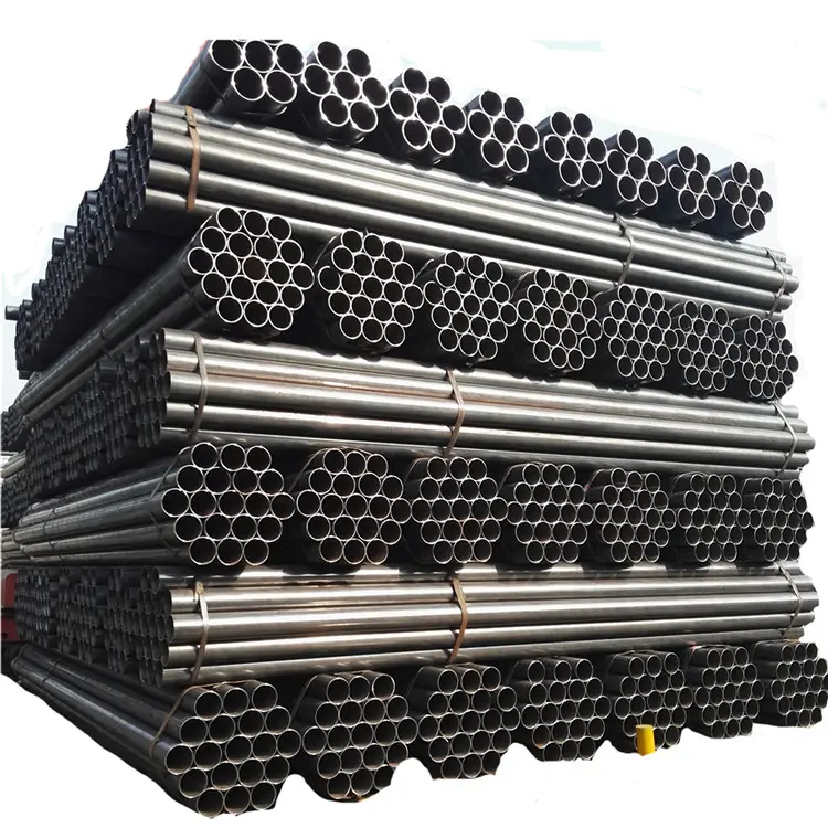 BS 1387 / ASTM A53 black galvanized structure steel pipe
