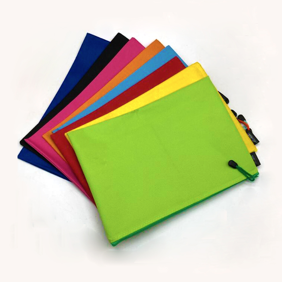 Custom Plastic Clear File Folder A4 Size Pvc Mesh Document Bag With Zipper Cosmetics Offices Supplies Travel Accessories