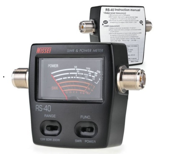 Двухстороннее радио частотомер/счетчик RS-40 VHF/UHF 144/430 МГц 0-200W RS-40 SWR и измеритель мощности