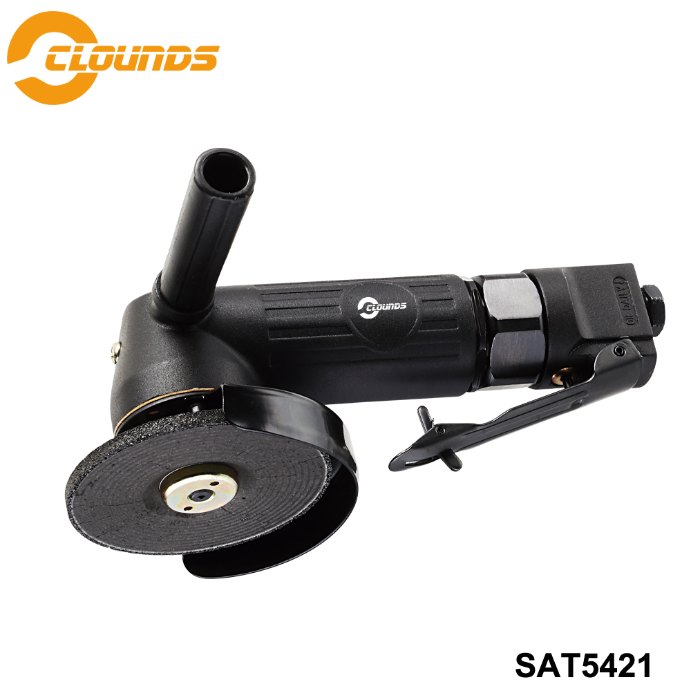 SAT5421 1/4" Air Angle Grinder Pneumatic Grinding Machine Cut Off Polisher Mill Engraving Tools 4" Air Angle Grinder
