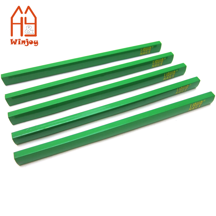 Flat Square pencils Hot Sale Factory Price Profession Carpenter Pencils Customized Woodwork Pencil