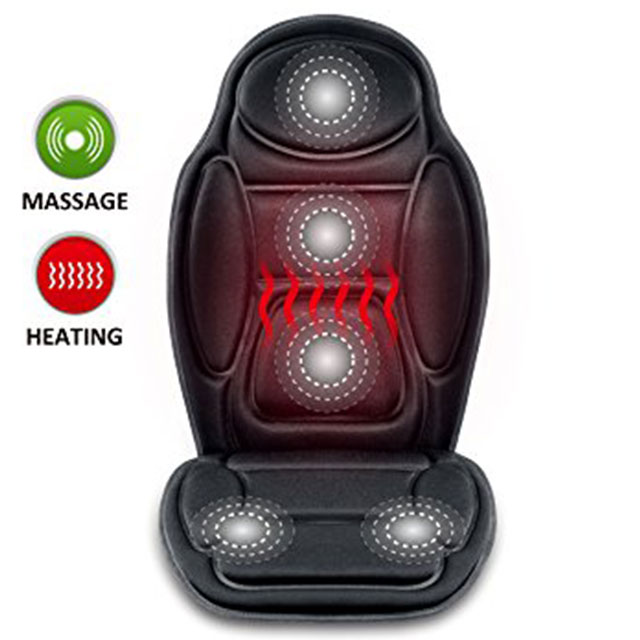 Home office Car seat Cushion Vibrating massage cushion with heat therapy for back lumbar thighs legs