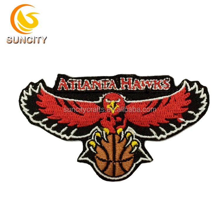 Пользовательский дизайн, патч для NBA, Baskeball, Атланта, Hawks, вышивка, патч