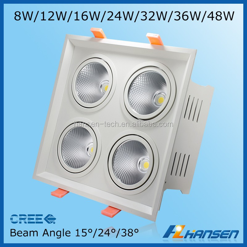 Встраиваемые 4*12 Вт Три Головы COB LED Предприятие Свет