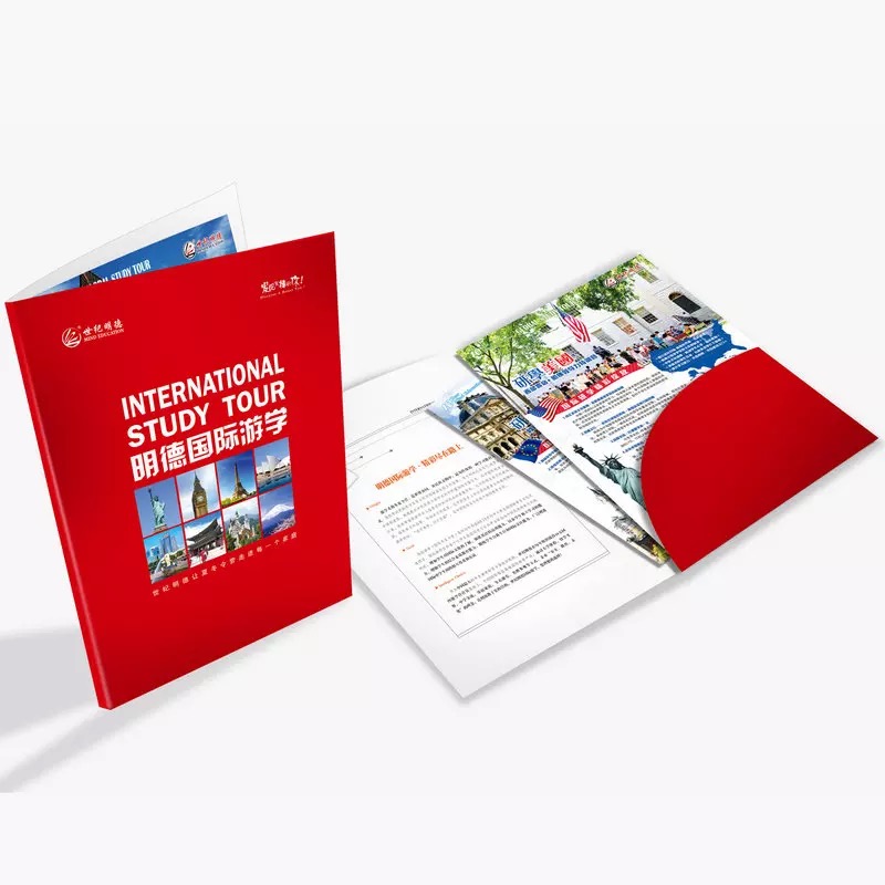 Оптовая продажа, папка для файлов из крафт-картонной бумаги формата А4 с индивидуальным принтом