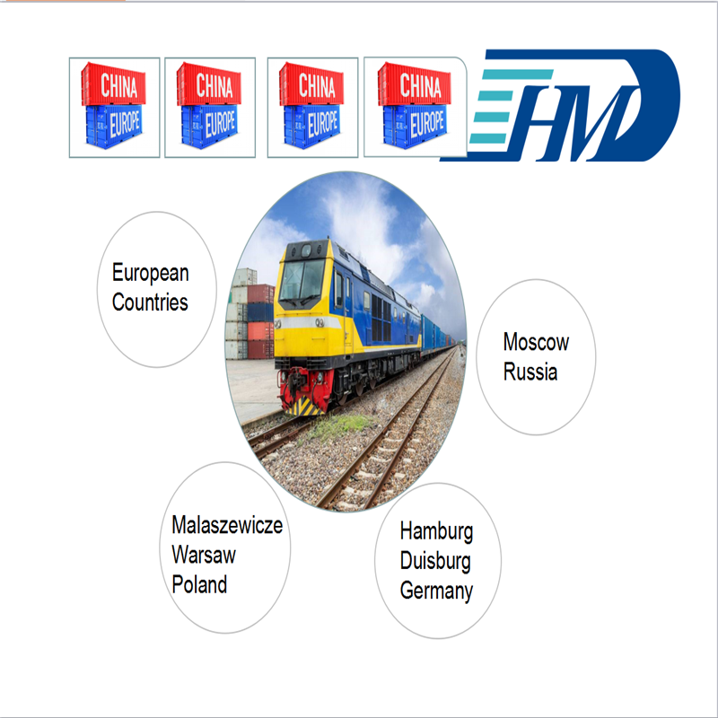 cheap train cargo shipping railway transportation freight to Europe