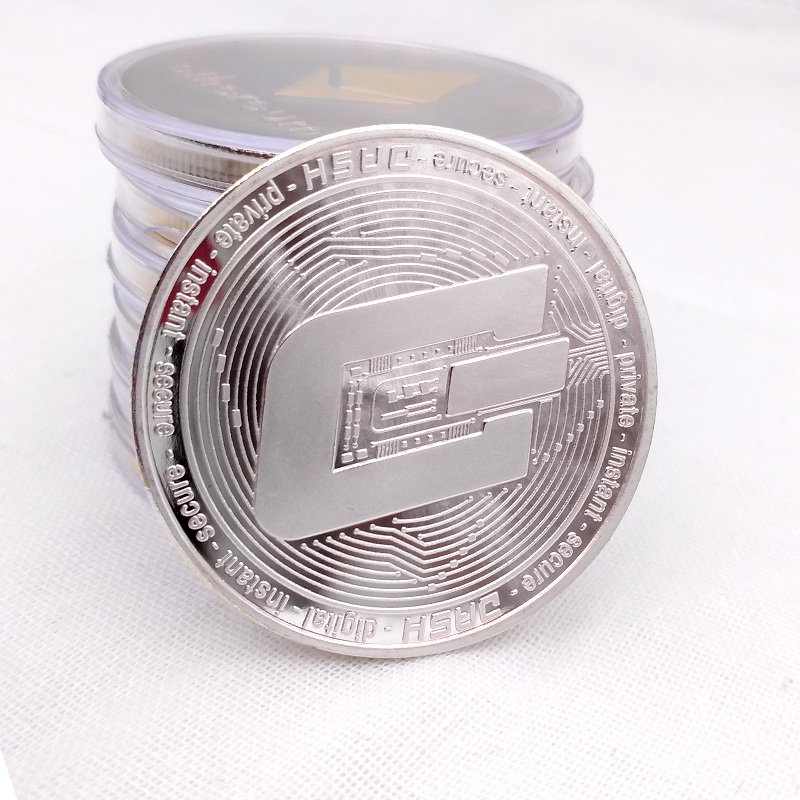 Оптовая продажа, новые товары, виртуальная валюта, коллекционная Серебряная монета дашкоин