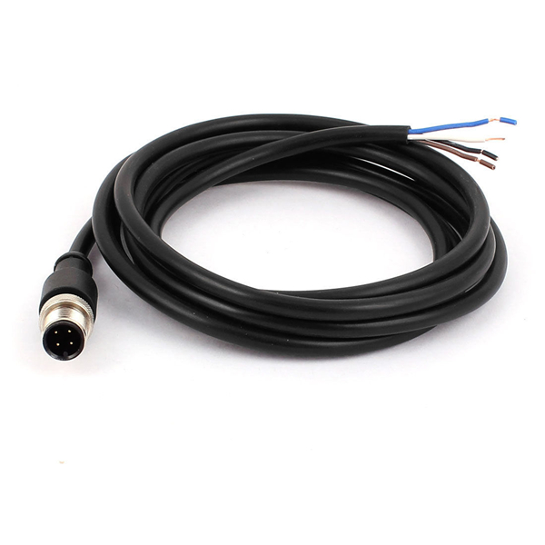 Китай OEM 3 4 5 6 8 12 17 контактный мужской женский IP67 водонепроницаемый серии M8 M12 круговой коаксиальный разъем припоя PCB крепление для кабеля