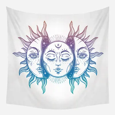 Hippie Wall Tapestry Psychedelic l Wall Tapestry With Art chakra Home Decorations