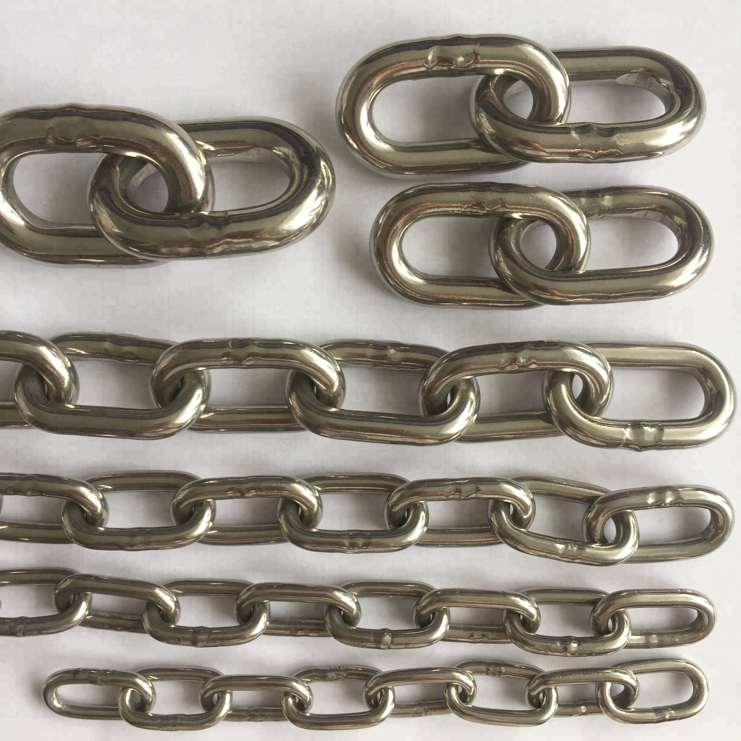 SS304 SS316 SS316L Корейская стандартная нержавеющая сталь звено цепи
