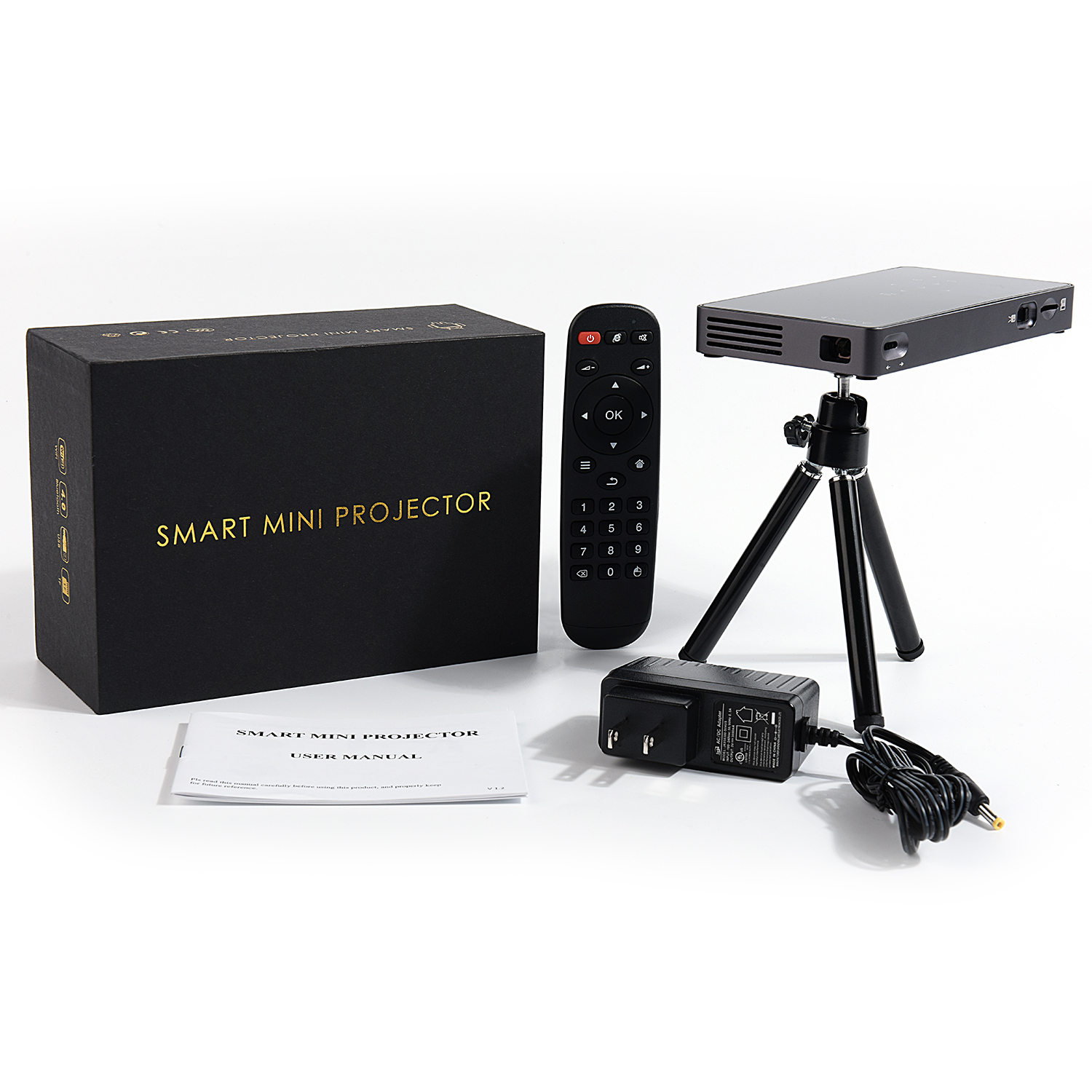 1080P беспроводной Android 7,1 видео для обучения детей air play eshare P8i H/D в проекторе 4k dlp проектор контакт с ТВ-игрой