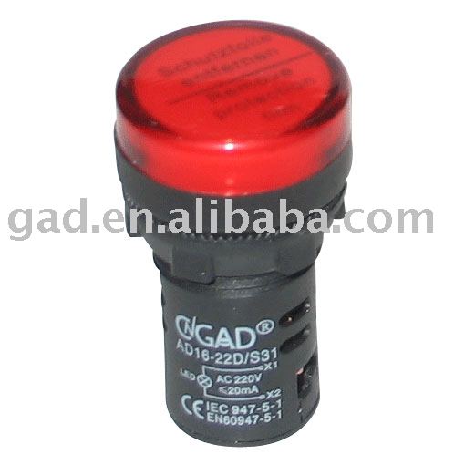 Cngad GD16 светодиодный окружающей среды, индикаторная лампа (сигнальная лампа, GD16 сигнальная лампочка)(GD16-22DS)
