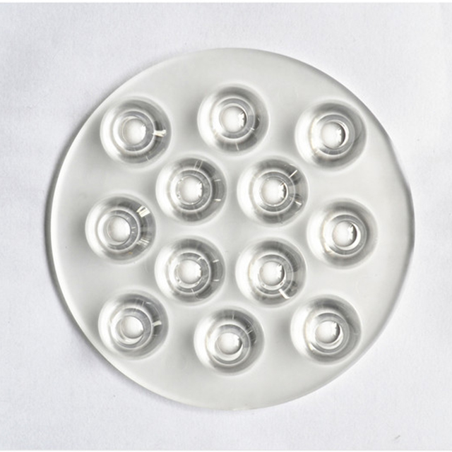 12*1W LED 45 градусов стекло PMMA LED объектив для прожектора