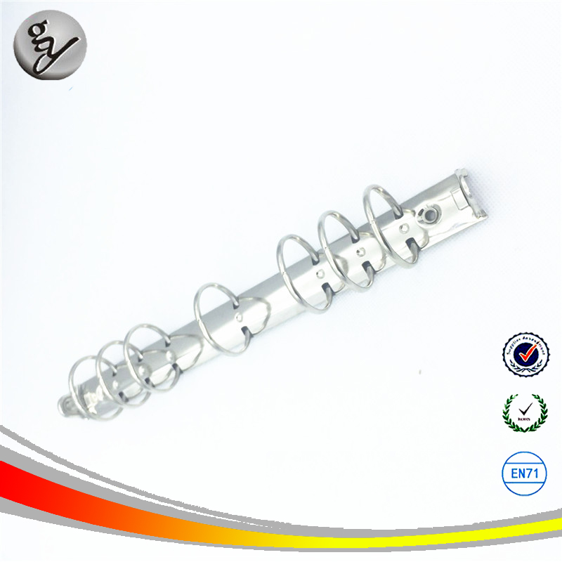special 7 holes ring mechanism metal file folder with A4/a5 paper