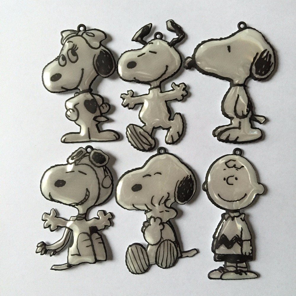 Customised мода мультфильм Snoopy мягкий брелок с светодиодом ПВХ