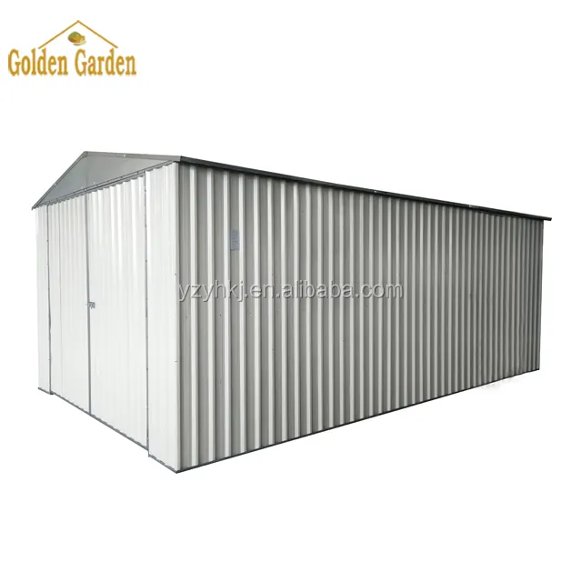 11 X 19 FT Metal Fireproof Multifunctional Steel Frame Roof Shed Motorcycle Shed For Sale
