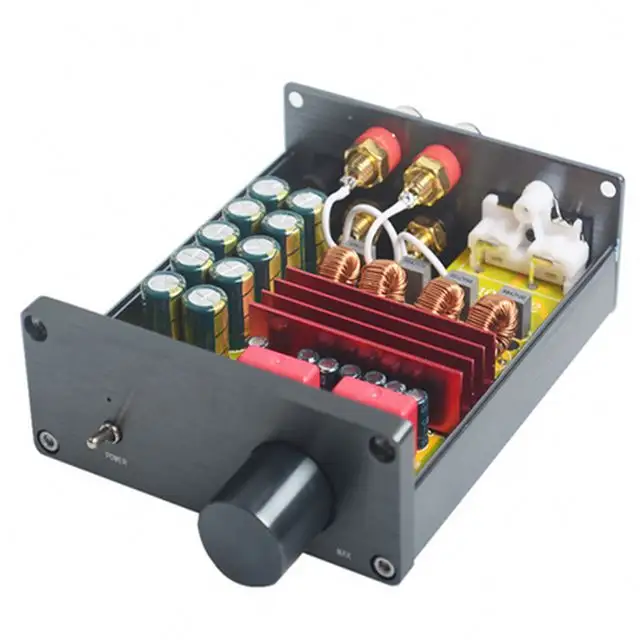 Audio BA100 HiFi Class D Audio Digital Power Amplifier tpa3116d2 TPA3116 Advanced 2*100W Mini Home Aluminum Enclosure amp