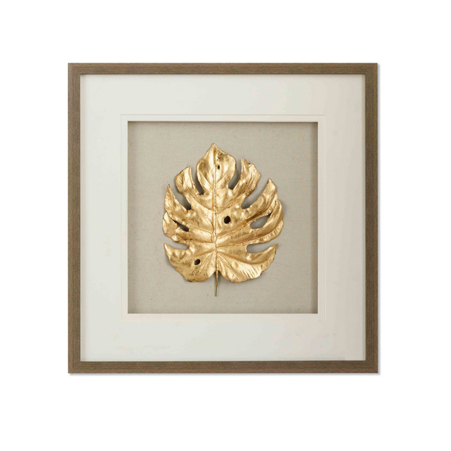 Абстрактный золотой лист домашний декор Shadow Box Frames Wall Art