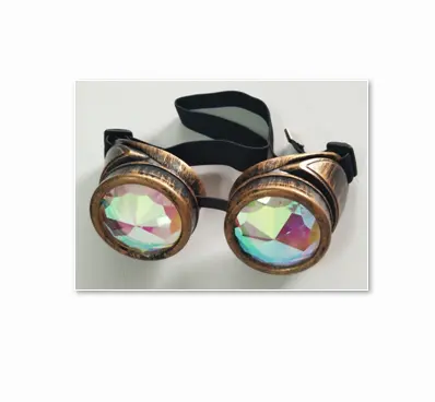 China Sunglass Manufacturers Creative Custom High Quality goggles sunglasses kaleidoscope lens crazy party glasses