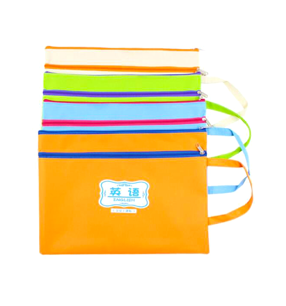 Hot Sale Waterproof Double Layer Mesh Zipper File Document Folder Pouch Bags