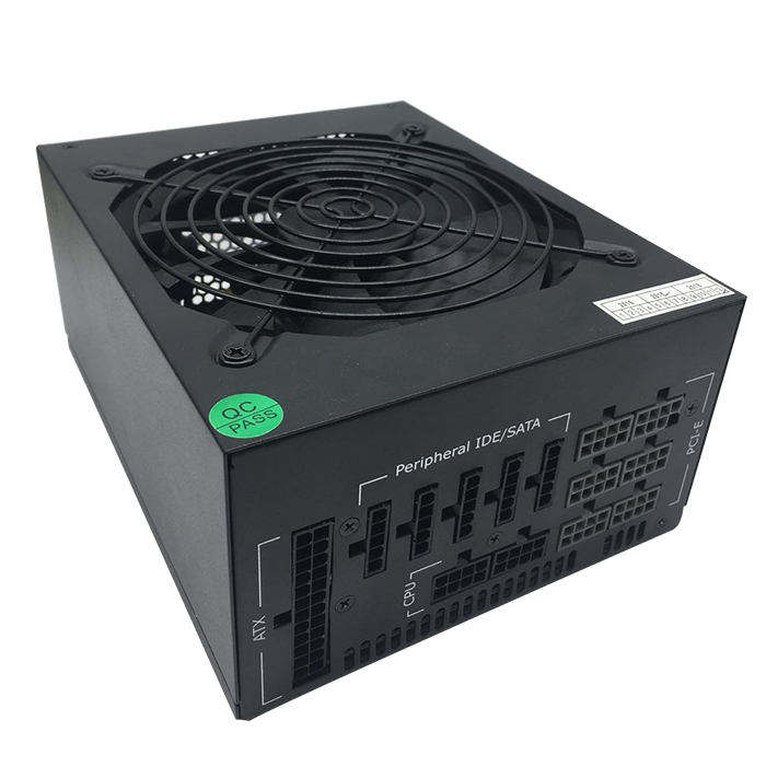 1000 Вт/1600 Вт полный модульный источник питания для 6 GPU Eth Rig Ethereum Coin Mining Miner Dedicated