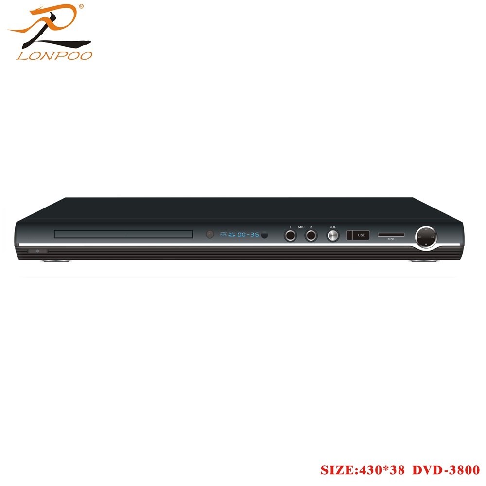 Верхняя загрузка домашнего CD DVD USB MP3-плеера с динамиком