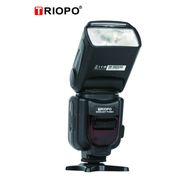 TRIOPO TR-586N функция автоматического зума вспышка Speedlight с ЖК-дисплеем для Nikon DSLR камеры