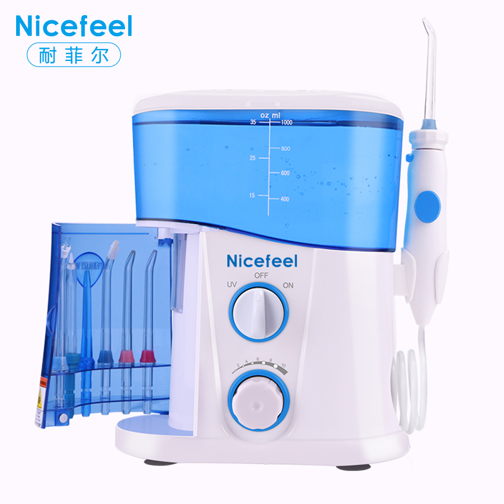 Ирригатор для полости рта Nicefeel, струйный стоматологический наконечник, 1000 мл водный Ирригатор