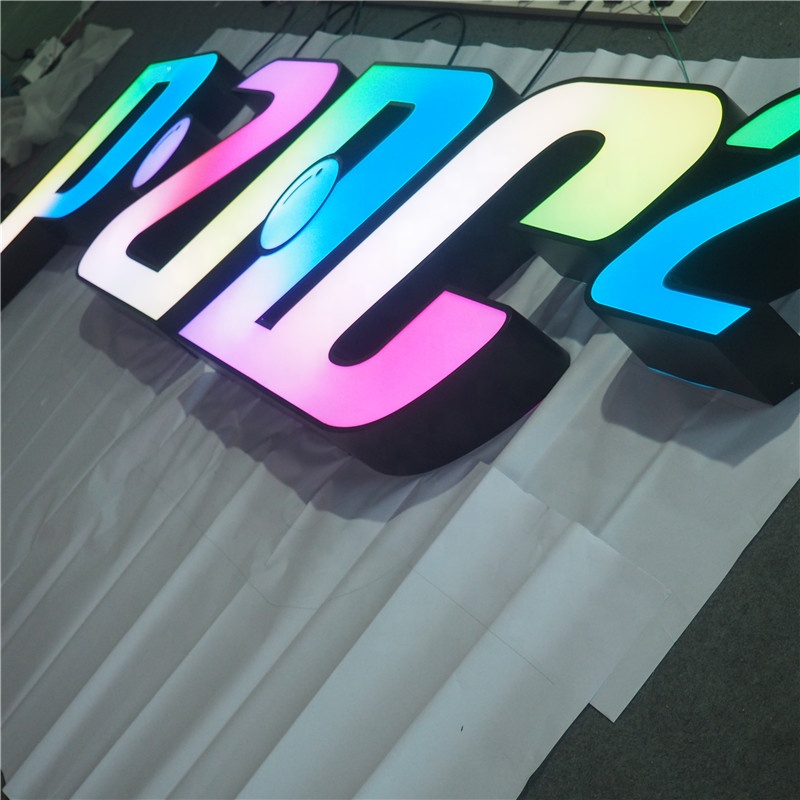 RGB LED Канал Письма для рекламы Frontlit Led канал письмо для на открытом воздухе и реклама