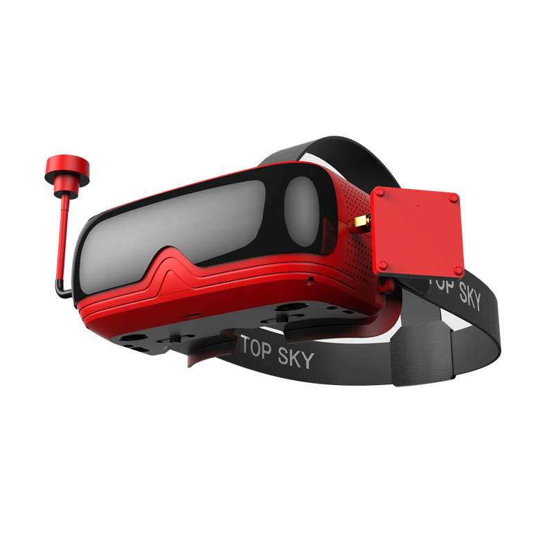 TOPSKY Prime2 5,8G 48CH 2,4 дюймов FPV очки приёмник разнесённых сигналов встроенный аккумулятор DVR для радиоуправляемого дрона квадрокоптера запасные части