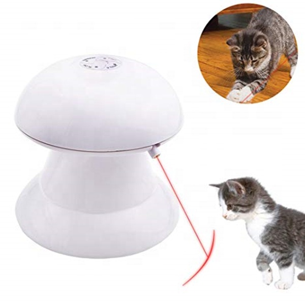 Kongfu Pet USB кабель для зарядки 360 градусов вращающийся лазерный автоматический Интерактивный Лазерный Кот игрушка