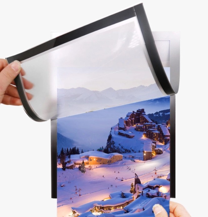 Дешевая самоклеящаяся ПВХ магнитная фоторамка A3 A4 A5, сертифицированная фоторамка