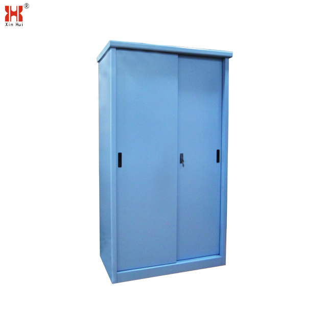 Factory price steel clothes almirah / 2 door steel almirah